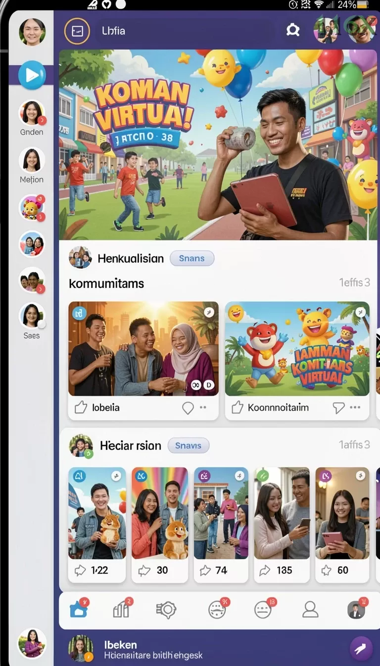 Cuplikan layar 4P4P — pengaturan akun