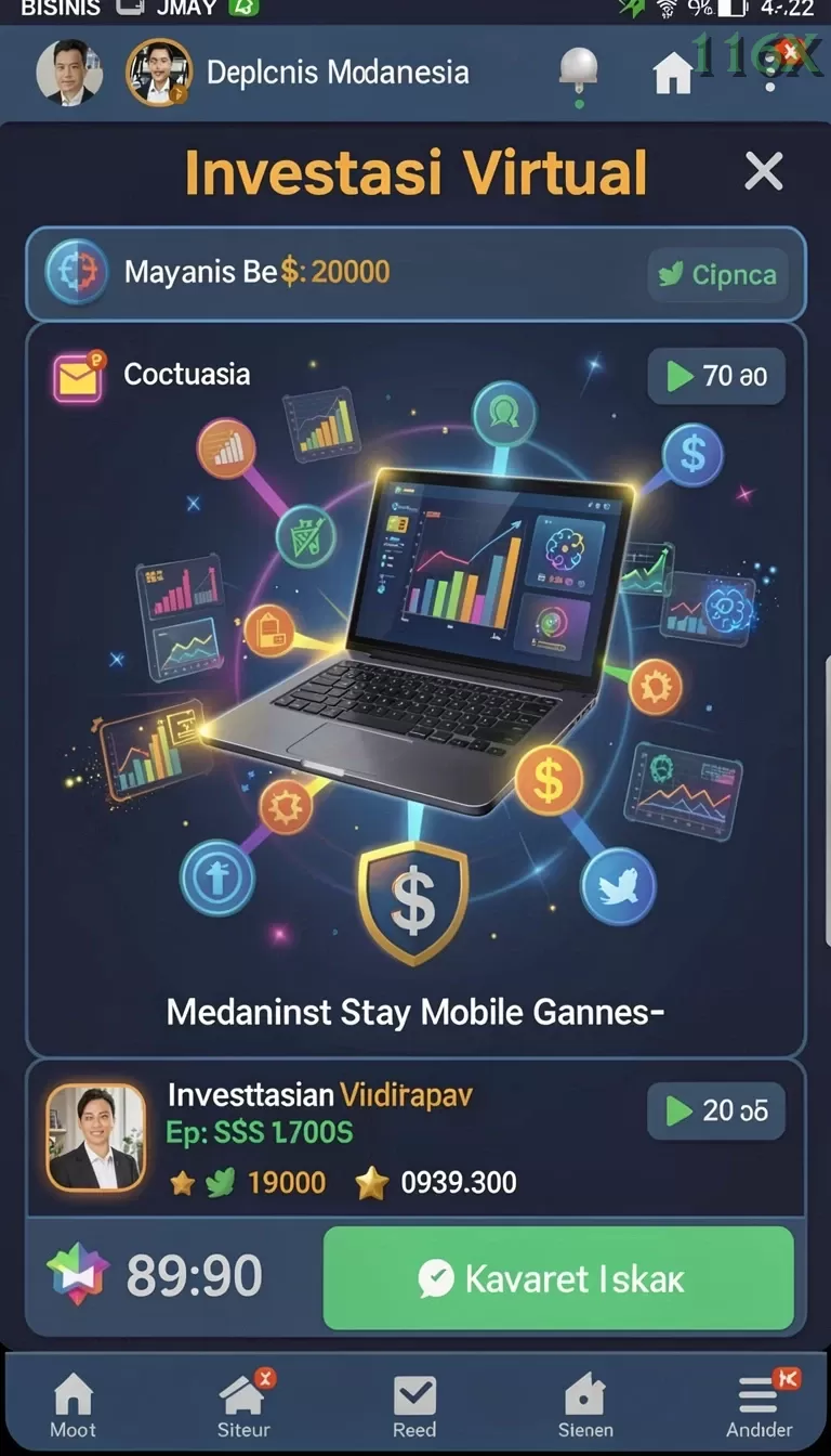 Cuplikan layar CITIBET88 — menu navigasi