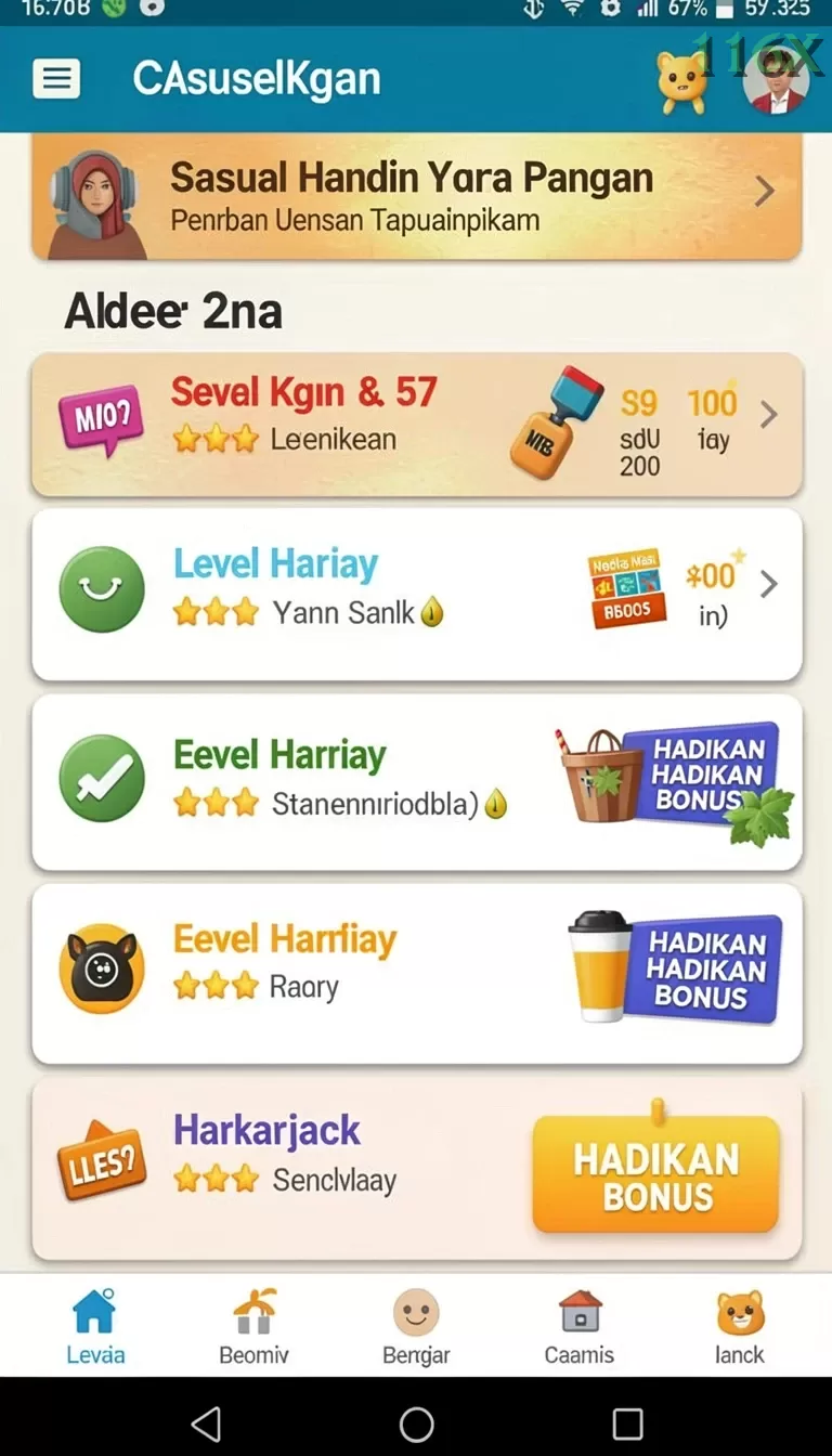 Cuplikan layar KITAWD — menu navigasi